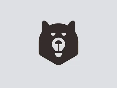 Bearbulb bear bulb logo unused