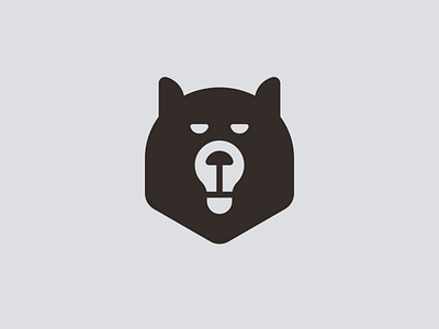 Bearbulb bear bulb logo unused