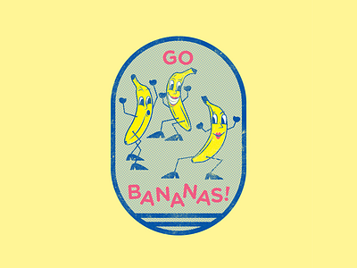 Go Bananas bananas illustration t shirt graphic