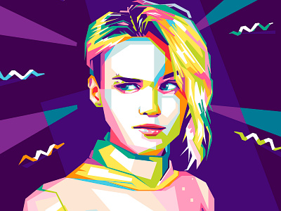 Spidergwen art illustration movies popart spiderman wpap