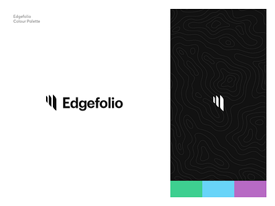 Edgefolio — Branding app icon brand style branding branding project colour pallet company style guide digital brand book edgefolio final brand identity final logotype option identity logo logo mark construction saas tech together typeface vector