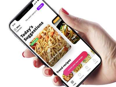 Wok Restaurant delivery app sketch app ui ux