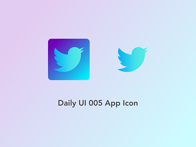 Daily UI 005 App Icon dailui daily ui 005 daily ui challenge design golden ratio logo redesign twitter ui ui ux ux ux designer