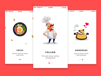 Onboarding Screen onboarding screen restaurant app splash screen ui ui ux uidesign uiux