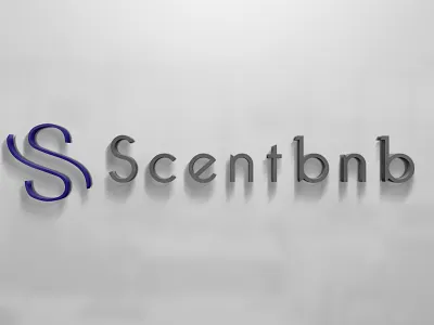 Scentbnb Logo animation app art brand branding clean design flat icon identity illustration illustrator logo minimal type typography ux vector web website