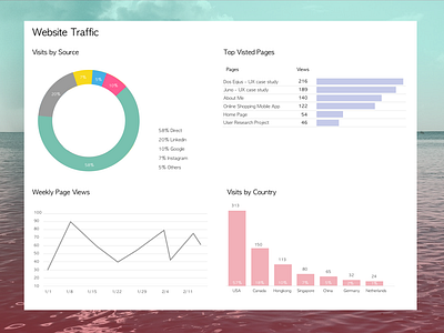 Statistics dailyui dailyuichallange statisticsdesign statisticsui ui design uidesign websitetraffic