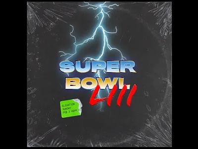 Super Bowl LIII album album art church design cover art design football super bowl texture