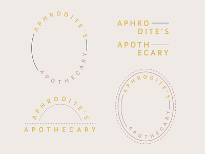 APHRODITE'S APOTHECARY | logo concepts beauty brand brand identity design branding graphic designer logo logo design logo design concept logo designer minimal logo modern design typography vector