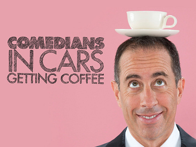 Jerry Seinfeld Logo coffee comedians in cars getting coffee comedy jerryseinfeld logo logotype seinfeld sketch superbowl