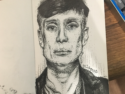 Tommy Shelby illustration ivannov