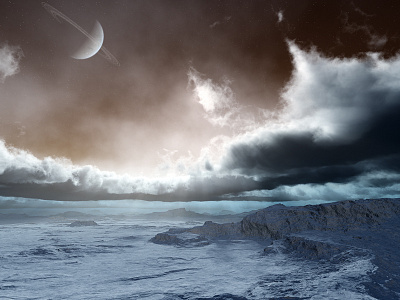 Ambient Nature 3dart celestial clouds digitalart exoplanet fantasy fantasyart fractal isosurface mojoworld moon planets procedural scifi scifiart space spaceart spacescape stars volumetrics