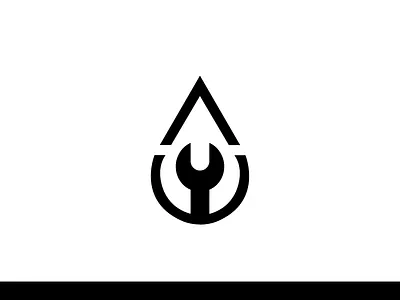 Drop Wrench branding design drop logo logos vector wrench wrench drop wrench logo