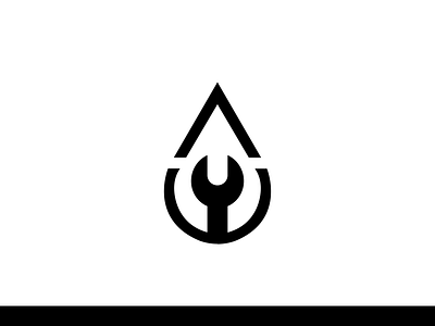 Drop Wrench branding design drop logo logos vector wrench wrench drop wrench logo