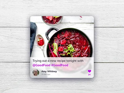 Daily UI 081 - Status Update 081 daily 100 challenge daily challenge daily ui dailyui food app sketch status update ui ui challenge ui interface