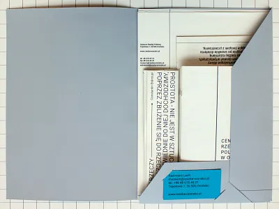 Centre of Polish Sculpture abstract art branding color design flat geometic illustration logo sculpture simple typography vector