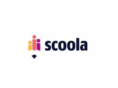 Scoola kids kindergarten pencil school social