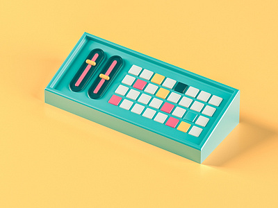 Control Panel from Observation Machine 3d cinema 4d design factory illustration motion graphics octane render transport