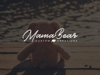 Mama Bear bear bear logo custom creations mama photography logo photologo signature watermark