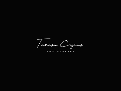 Teresa Cyrus Photography brand branding identity logo logomark logotype minimal photographer logo typography