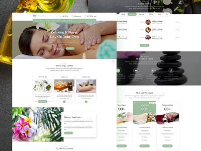 Spa and Beauty Theme beauty blog blog page blog template blog theme clean free free template free theme free wordpress theme massage minimal spa theme ui ui ux ux web website wordpress