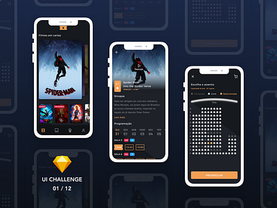 Movie Ticket App🍿🎞 design flat movie movie app ticket app ticket design ui ux