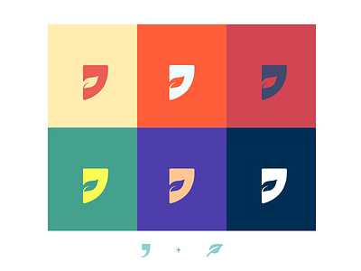 Comma-Learning Solutions adobe illustrator brand agency branding comma concept design leaf learn learning leaves logo logo design logo design branding logo design concept solutions