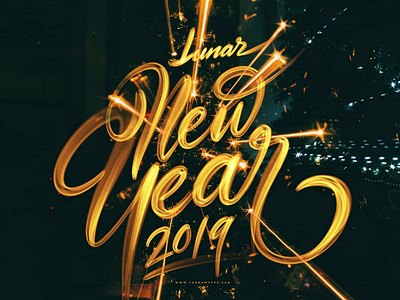 Lunar New Year 2019 handlettering handtype ipadlettering letteringart letteringlove modernlettering procreatelettering strengthinletter typematters typespire typography typographyinspired