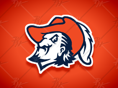 Vintage Style Cavaliers Mascot Adjustment antique athletics basketball cavalier cavs classic college design football high school jaunty logo mascot ncaa sports university of virginia vintage virginia