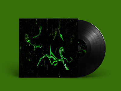 Sapsago - Album Cover abstract album album art album artwork album cover album cover design black cloud color design flower geometry gradiant green illustration kev andré perrin light medusa neon space