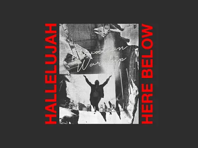 Hallelujah apparel badge branding design grids illustration layout line work lines logo packaging pattern printed screenprint shirt system texture type typography vintage