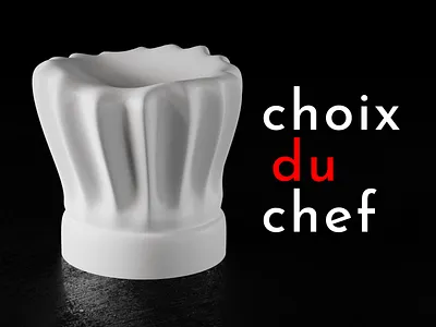 Chef Knows Best 3d blender blender 3d chef cycles design hat high end logo luxury minmal restaurant