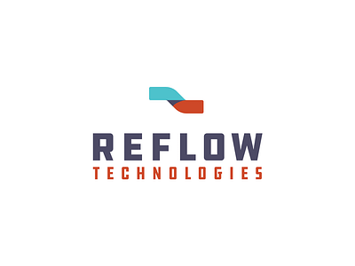 Reflow Logo Concept cipp logo logo design pipe pipe repair reflow technologies technology trenchless trenchless rehab