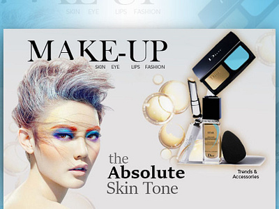 MAKE UP Banner deepa ui design uiux design uxd technologies