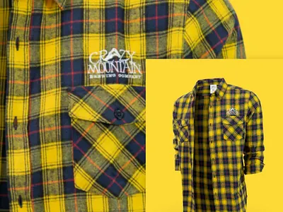 Crazy Mountain Brewery | Custom Branded Apparel apparel design apparel graphics apparel logo apparel mockup branding custom apparel design