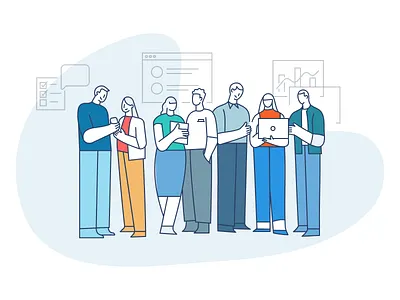 Hero Illustration hero illustration landing page web