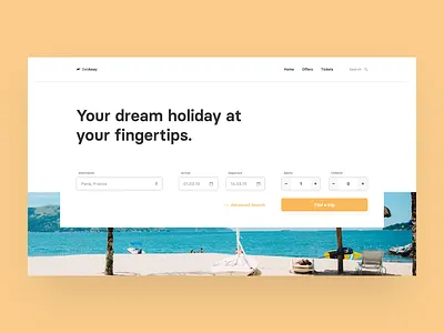 DailyUI 003: Landing Page clean dailyui interface landing page minimal ui