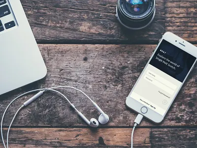 Mobile App Login flat forgotpassword interaction interface iphone login loginscreen mobile mobileapp mobilelogin onboard signup ui ui ux design