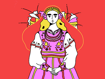 Cold War character design drawing illustration line art