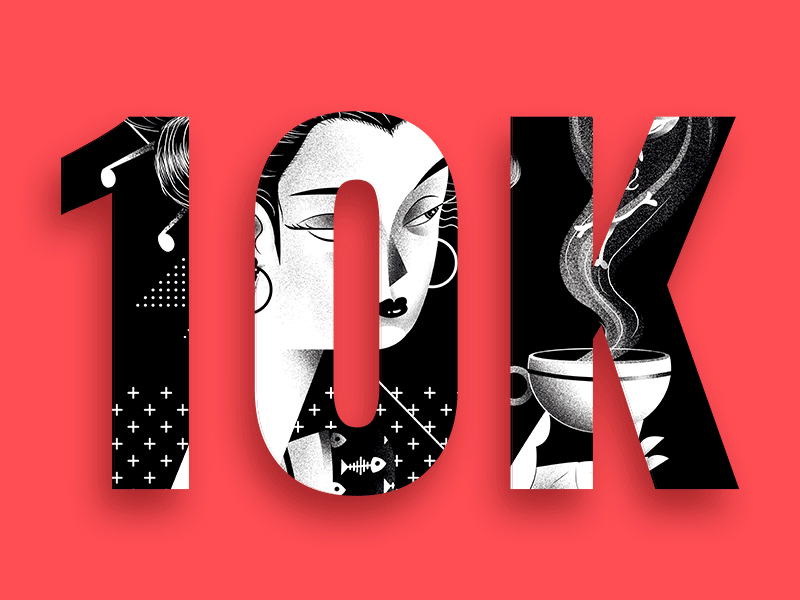 10k 10k character design gif illustration