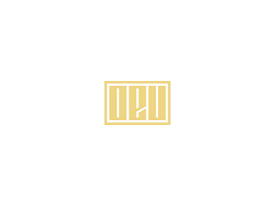 OEU branding design logo typography