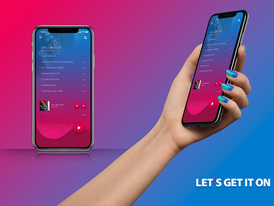 Let's Get it ON :) adobe adobe photoshop design digitaldesign gradient media media player mobile mobile app mobile app design music music player music player app photoshop screendesign showcase web desgin