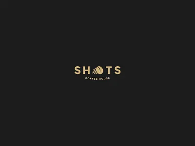 Shots Coffee House brand branding coffee coffeelogo icon logo logodesign logotype logotypedesign minimal typography vector