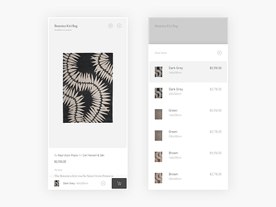 Furniture Product Page - Ecommerce Exploration design e commerce ecommerce furniture minimal minimalism shop ui web shop webshop