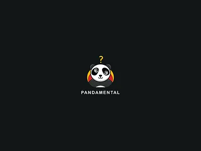 Pandamental Logo, Daily Logo challenge #10 animal animal art branding branding design creative design icon illustration logo logo a day logo animation logo design logo design challenge logo design concept logos mental mentalhealth panda typography vector