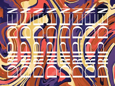 Drip Den brand branding color design graphic design identity logo marble typography