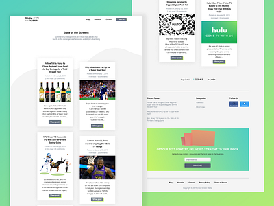 State of the Screens Blog advertising blog branding screens superbowl television ui ux design uidesign