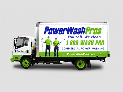 Power Wash Pros Box Truck Wrap