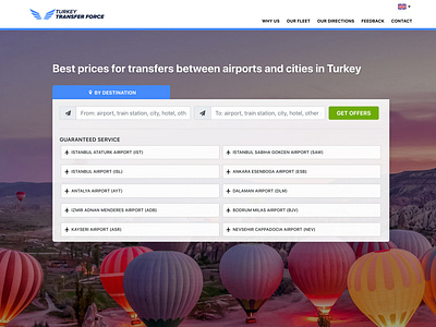 Transfers between airports and cities form transfer uidesign ux ui design web deisgn