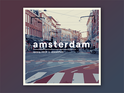 Amsterdam Muziek design graphic deisgn illustrator music photography spotify visual design