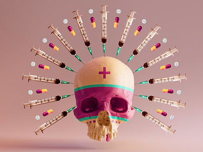 Surreal Stories: Collection 1 - Haunted Hospital doctor halloween haunted hospital nurse pills skull surreal surrealism witch doctor